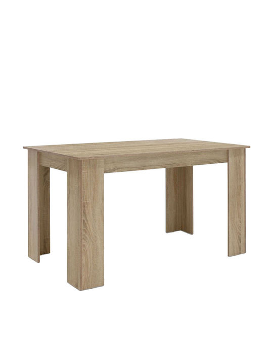 Kitchen table Irida 1 sonoma 140x80x76cm