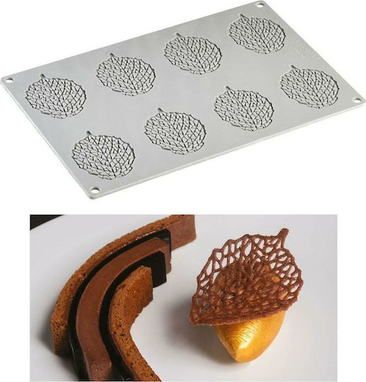 Pavoni Commercial Silicone Baking Pan 20x30cm 8 Slots GG029S
