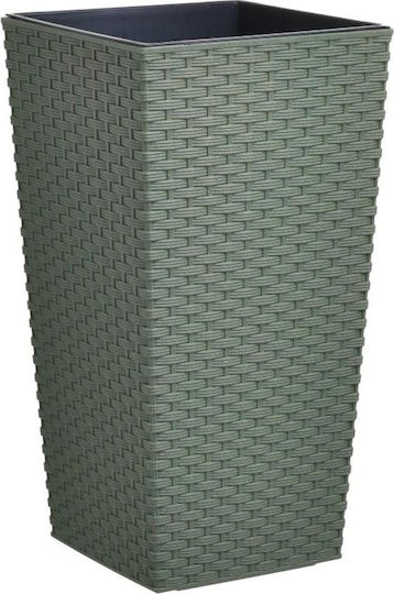 Click PL Κασπώ Πλαστικό Πράσινο 25x25x47εκ.