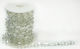 Braid / Ribbon for Wedding Favors Roll Garland with Crystals 7m x 1cm. 1pcs