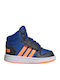 Adidas Kids Sports Shoes Basketball Hoops Mid 2.0 I Royal Blue / Screaming Orange / Legend Ink