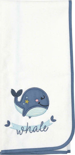 Bebe Stars Whale Scutec Impermeabil Albastru 50x80εκ.