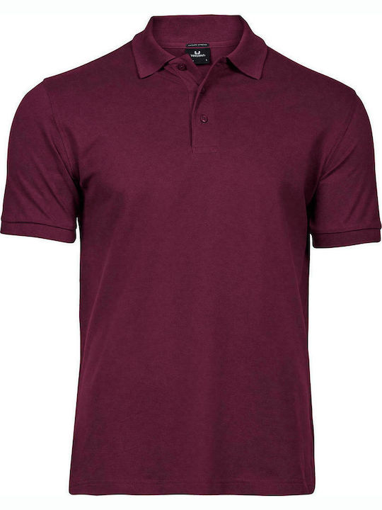 Tee Jays Luxury Men's Short Sleeve Promotional Blouse Wine