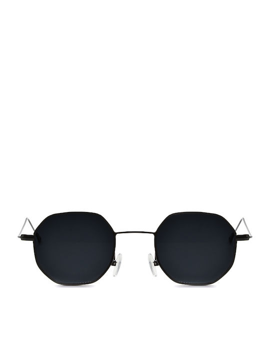 Awear Cito Sunglasses with Black Metal Frame and Black Gradient Lens
