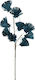 Espiel Artificial Decorative Branch Blue 105cm 1pcs