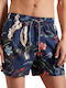 Superdry Men's Swimwear Shorts Navy Blue Floral