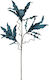 Espiel Artificial Decorative Branch Blue 101cm 1pcs