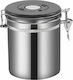 Feggrini 305 stainless steel coffee storage container 1.5 lt