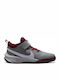 Nike Kids Sports Shoes Basketball Team Hustle 10 Smoke Grey / Pure Violet / Dark Beetroot