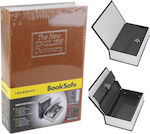 Home Safe Book Safe with Lock Brown