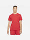 Jordan Jumpman Ανδρικό T-shirt Gym Red με Λογότυπο