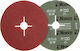 Morris Δίσκος Fibre 115mm Φύλλο Λείανσης Έκκεντρου Τριβείου K16 115x115mm