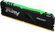 Kingston Fury Beast 8GB DDR4 RAM με Ταχύτητα 3600 για Desktop