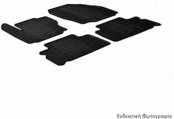 Gledring Set Front and Back 4pcs for Volkswagen Passat 2014 Black
