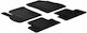 Gledring Set of Front and Rear Mats 4pcs for Opel Zafira 2011-2019 Black