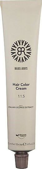 Bulbs & Roots Haarfärbemittel Permanenter Farbstoff Ohne Ammoniak 9.09 Hellblond Silber 100ml
