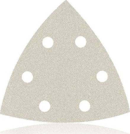 Smirdex 510 White Line Delta Sanding Sheet K220 with 6 Holes 95x95mm