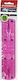 Justnote 61-97 Kunststoff Durchsichtiger Lineal 15cm Rosa
