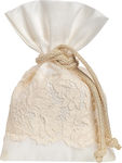 Παρίσης Wedding Favor Pouch with Lace 40pcs