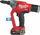 Milwaukee M18 ONEFPRT-202X Ηλεκτρικός Πριτσιναδόρος Μπαταρίας Λιθίου 18V 2x2Ah