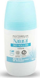 Phytorelax Natural Deo Cotone Φυσικό Αποσμητικό Roll-On 50ml Phytorelax Natural Deo Cotone Φυσικό Αποσμητικό Roll-On 50ml