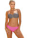 Marko Underwire Bikini Set Bra & Slip Bottom Grey/Pink Polka Dot