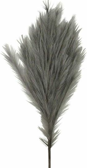 Τεχνητό Διακοσμητικό Κλαδί Pampas grass Γκρι 100cm Art et Lumiere