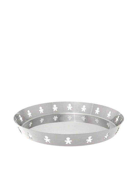 Alessi Ανοξείδωτος Δίσκος Σερβιρίσματος 21x21x2.7cm