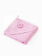 Sensillo Baby Hooded Towel Pink 80x80cm