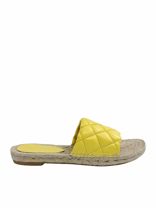 Jeffrey Campbell Salvora Pat Δερμάτινα Σανδάλια Κίτρινα