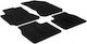 Gledring Σετ Μπροστινά και Πίσω Πατάκια 4τμχ για Citroen C4 Cactus 2014+ Μαύρα