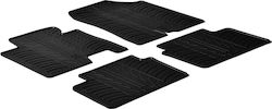 Gledring Set Front and Back 4pcs for Kia Ceed Hyundai i30 2012-2015 Black