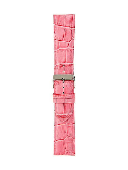 Tzevelion ART521 Leather Strap Pink 24mm