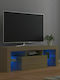 TV Stand with LED Lighting Sonoma M120xD35xH40cm