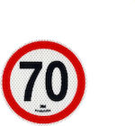 3M Truck Accessory Speed Limit Sticker 70 Ø15cm