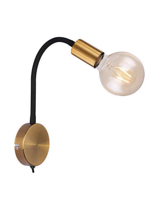 Globo Lighting Eddy Φωτιστικό Τοίχου Χρυσό 30εκ. Globo Lighting Eddy Φωτιστικό Τοίχου Χρυσό 30εκ.