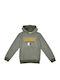 Hashtag Kids Sweatshirt with Hood Khaki