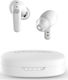 Urbanista Seoul In-ear Bluetooth Handsfree Ακουστικά με Αντοχή στον Ιδρώτα και Θήκη Φόρτισης Pearl White