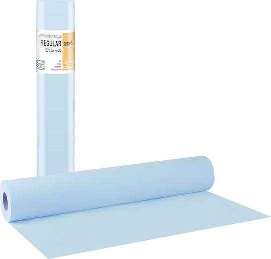 Bournas Medicals Εξεταστικό Ρολό Χάρτινο Regular Standard 50εκ. x 50μ. Γαλάζιο