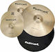 Masterwork Seturi de cimbale cu Husă de transport Custom Cymbal Set (14" Hi-Hat, 16" Crash, 20" Ride)