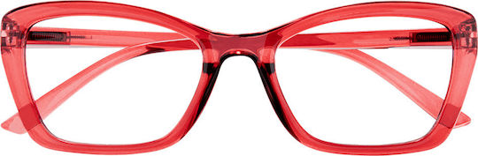 Gian Marco Venturi Bari Women's Reading Glasses +2.50 in Red color