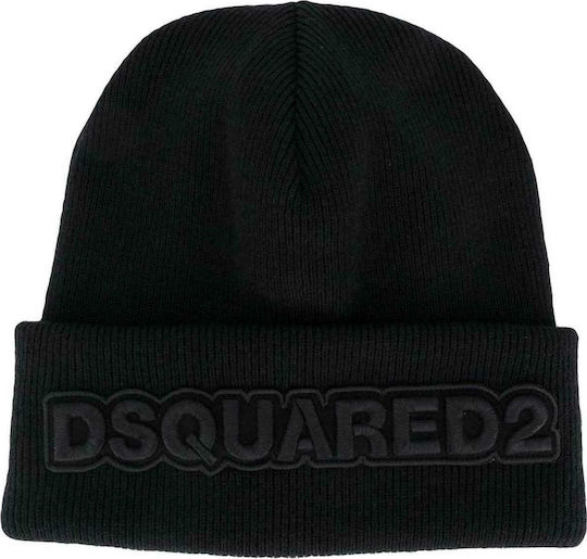 Beanie Ανδρικός Σκούφος Πλεκτός σε Μαύρο χρώμα
