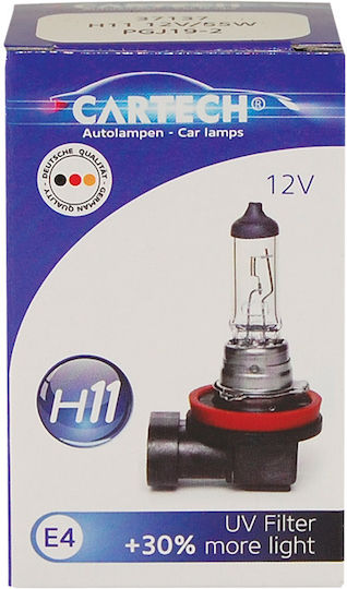Cartech Lămpi Autoturismului H11 / PGJ19-2 Halogen 12V 55W 1buc