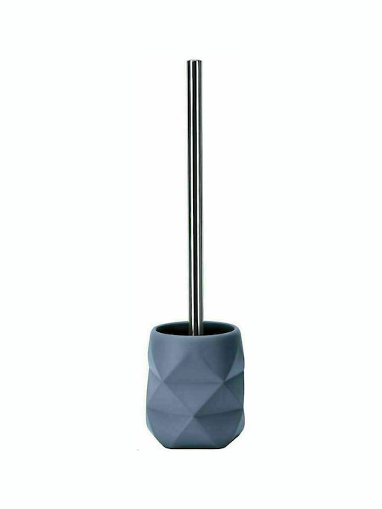 Kleine Wolke Crackle Plastic Toilet Brush Blue