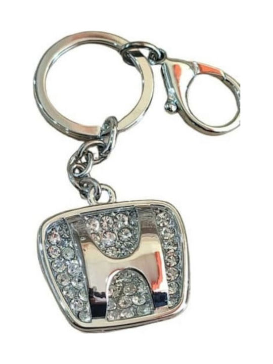 Metal key ring with diamonds HONDA 2226-k