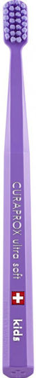 Curaprox Ultra Soft Детска Четка за Зъби за 4+ Години Лилава