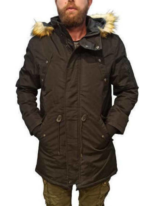 G628 Winter Jacket Parka Black