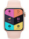 AK76 44mm Smartwatch με Παλμογράφο (Ροζ)
