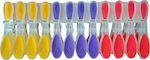 TnS Wäscheklammern in Mehrfarbig Farbe 12Stück