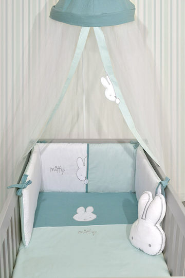Baby Oliver Σет За Количка Miffy Зелен 3бр